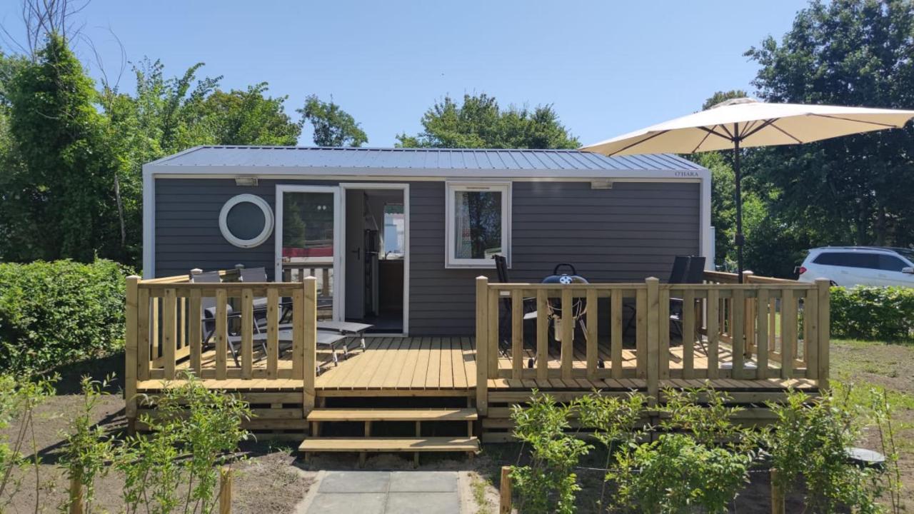 Mobilheim Herz Lauwersoog - Chalet Robbengat Bagian luar foto